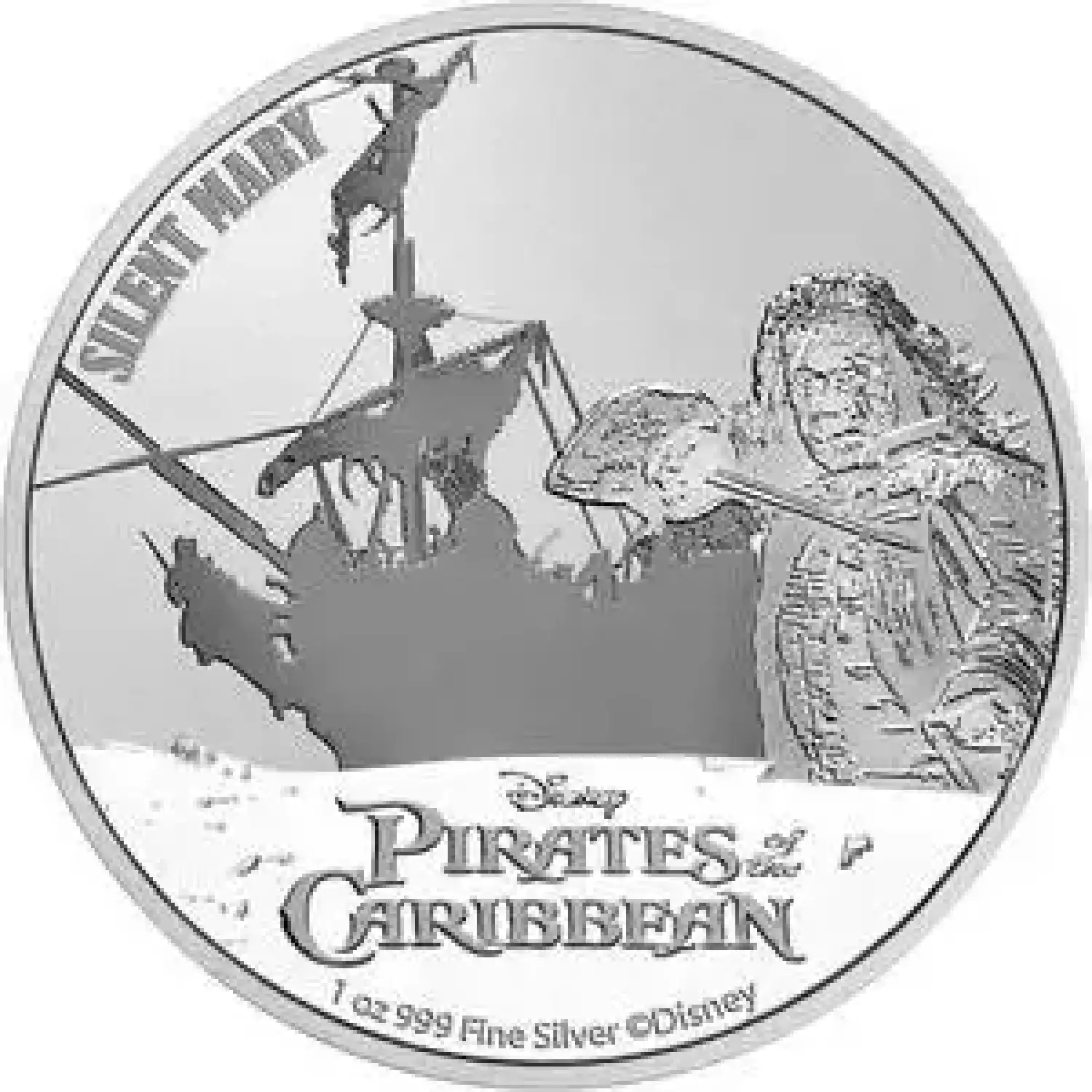 2022 Niue Pirates of the Caribbean Silent Mary 1 oz Silver Coin