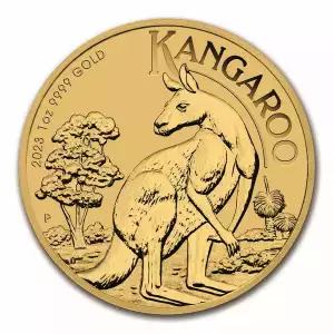2023 1oz Australian Perth Mint Gold Kangaroo