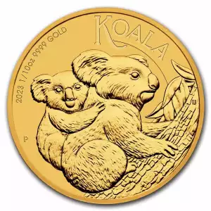 2023 Gold 1/10oz Perth Mint Koala Coin (BU)