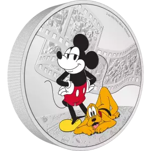 2023 Niue Disney Mickey & Friends - Mickey & Pluto 3oz Silver Coin 