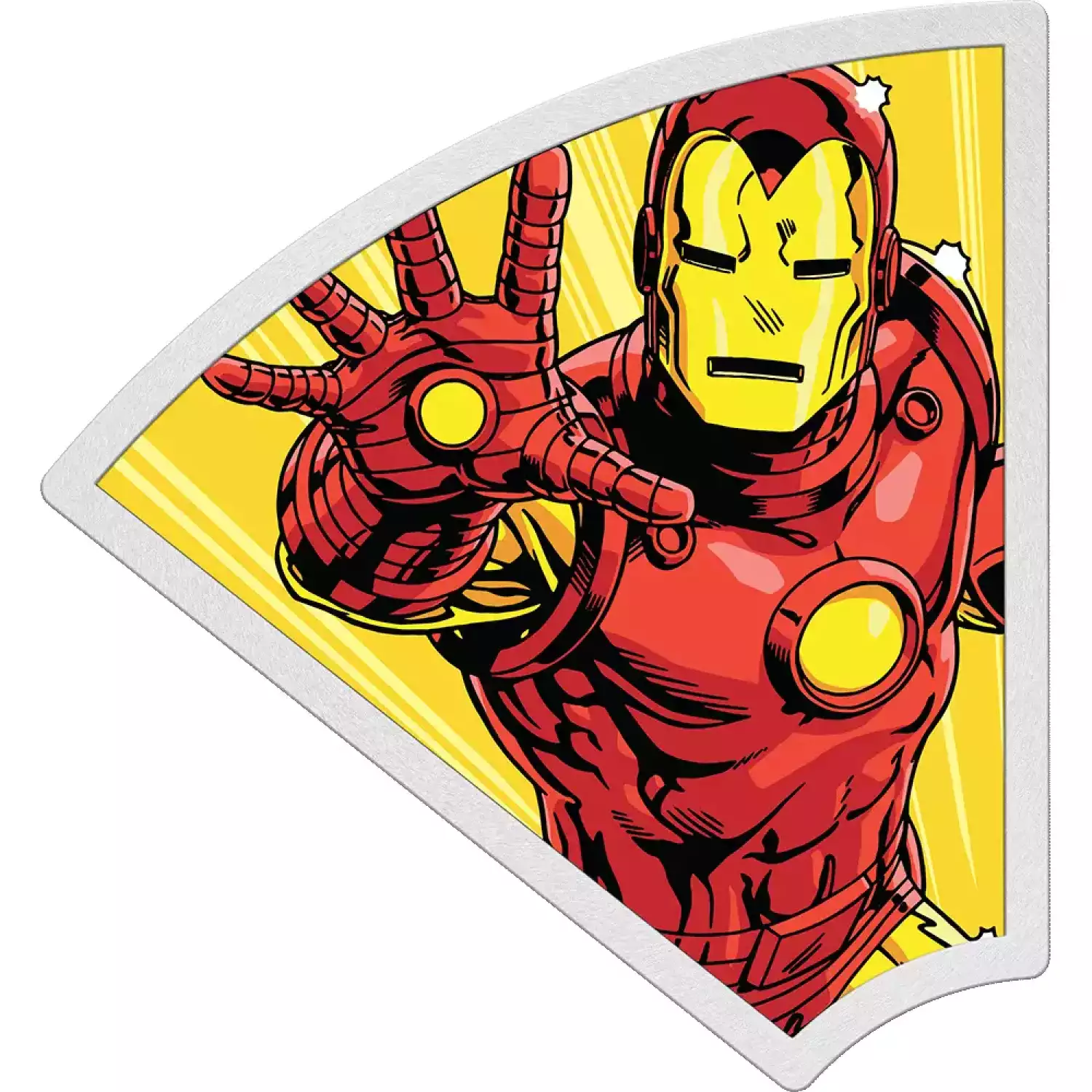 2023 Niue Marvel Avengers 60th Ann. Iron Man 1oz Silver Colorized Proof Coin (2)