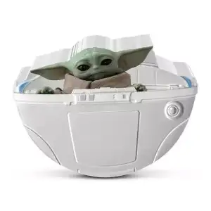 2023 Niue Star Wars Mandalorian Grogu in Pod (2023 Ver.) 1 oz Silver Coin (5000 Mintage)