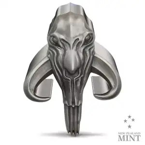 2023 Niue Star Wars: The Mandalorian: 2oz Silver Mythosaur Shaped Coin