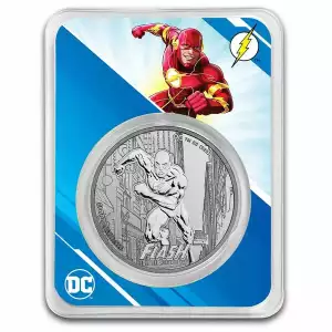 2023 Samoa 1 oz Silver DC Comics Flash BU (with TEP)