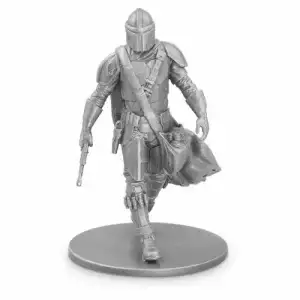 2023 Star Wars The Mandalorian 150g Silver Miniature Statue