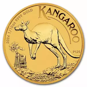 2024 1/10oz Australian Perth Mint Gold Kangaroo