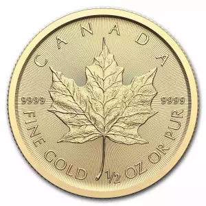 2024 1/2 oz Canadian Gold Maple Leaf