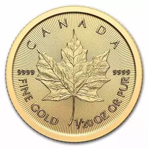 2024 1/20oz Canadian Gold Maple Leaf