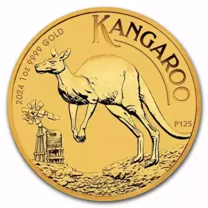 2024 1oz Australian Perth Mint Gold Kangaroo