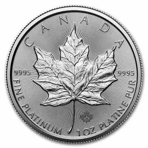 2024 1oz Canadian Platinum Maple Leaf