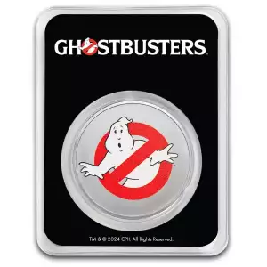 2024 Niue 1 oz Silver $2 Ghostbusters 40th Anniversary Coin in TEP [DUPLICATE for #502015]
