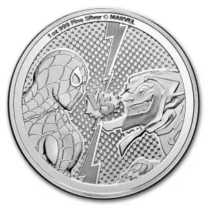 2024 Niue 1 oz Silver $2 Marvel Spider-Man vs Green Goblin