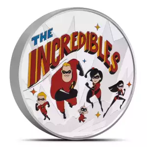 2024 Niue $5 Disney Incredibles 20th Anniversary 3oz Silver Coin