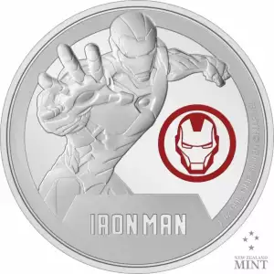 2024 Niue Marvel Iron Man 1oz Silver Coin