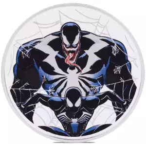 2024 Niue Marvel Spiderman Villains Venom 1oz Silver Coin 2K Mintage