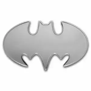 2024 Samoa 1 oz Silver Batman Batarang Shaped Coin BU