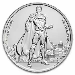 2024 Samoa 1 oz Silver DC Comics Superman BU