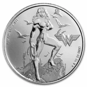 2024 Samoa 1 oz Silver DC Comics Wonder Woman BU