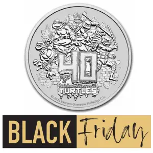 2024 Tuvalu Teenage Mutant Ninja Turtles 40th Anniversary $1 Silver Coin BU (4)