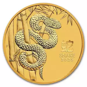 2025 1/10oz Australian Perth Mint Gold Lunar III: Year of the Snake [DUPLICATE for #502136]