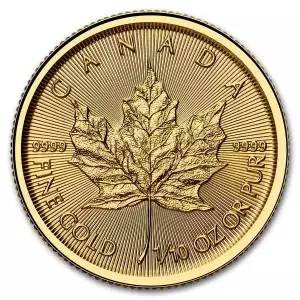 2025 1/10oz Canadian Gold Maple Leaf 