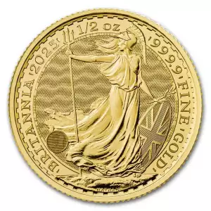 2025 1/2oz Britannia Gold Coin BU