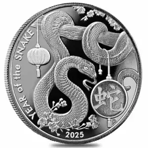 2025 1 oz Asahi Lunar Snake Silver Round (2)