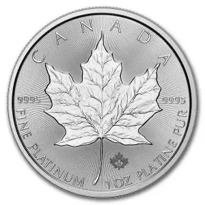 2025 1oz Canadian Platinum Maple Leaf