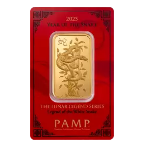 2025 1oz PAMP Gold Bar - Year of the Snake (2)