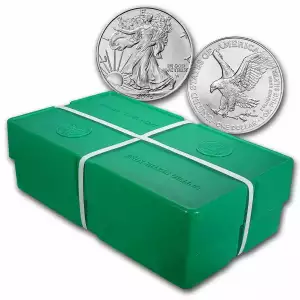 2025 500-Coin 1oz American Silver Eagle Sealed Monster Box