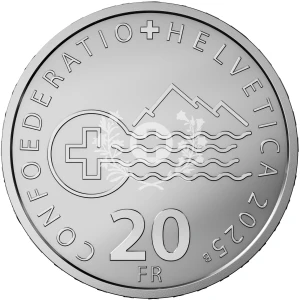 2025 Lake Maggiore Silver Swiss 20 Franc (2)