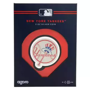 2025 MLB New York Yankees 3 oz Silver Coin