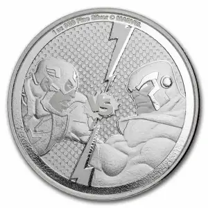 2025 Niue 1 oz Silver $2 Marvel Captain America vs. Thanos (2)