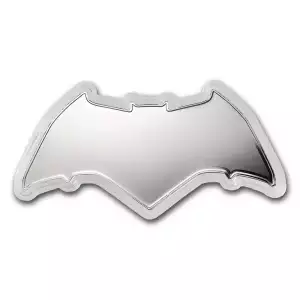 2025 Samoa 1 oz Silver Batman Batarang Shaped Coin BU