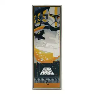 2025 Star Wars Attack of the Clones 3 oz Silver Poster Coin