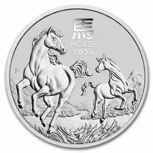 2026 Australia 1/2 oz Silver Lunar Horse BU (Series III)