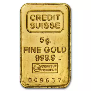 5 gram Gold Bar - Secondary Market