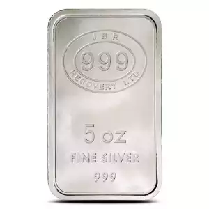 5oz JBR Recovery Silver Bar