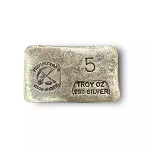 5oz Silver Cast Bar | Prospector Gold & Gems