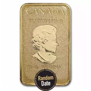 Any Year 1/10oz Canadian Gold Bar