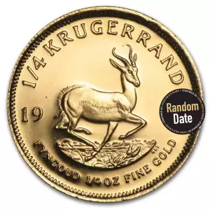 Any Year 1/4oz South African Gold Krugerrand (4)