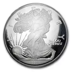 Any Year 1 Pound Silver Eagle Replica (in capsule)