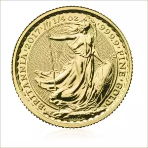 Any Year 1/4oz British Gold Britannia - 9999 (2013-present) (2)