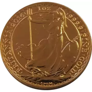 Any Year 1oz British Gold Britannia - 9999 (2013-present) (2)