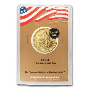 Any Year 1oz Gold Round - Engelhard Prospector (In Gold Card Assay)