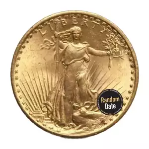 Any Year $20 Saint Gauden Double Eagle Gold Coin (BU)
