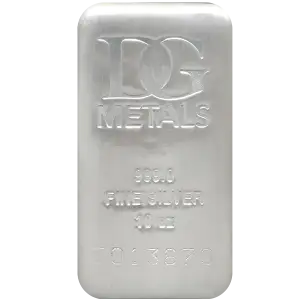 Dillon Gage 10oz Silver Bar