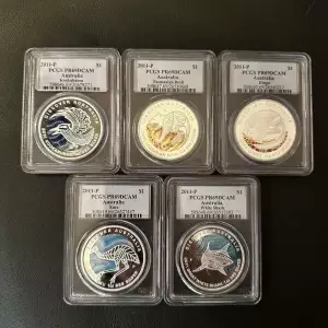 Discover Australia 5-Coin Silver Proof Set