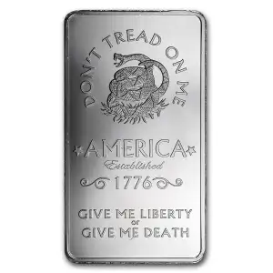 Don't Tread On Me 10oz Silver Bar