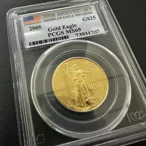 Gold Bullion-Gold Eagles--$25 Gold Eagle 1/2 oz -Gold- 25 Dollar